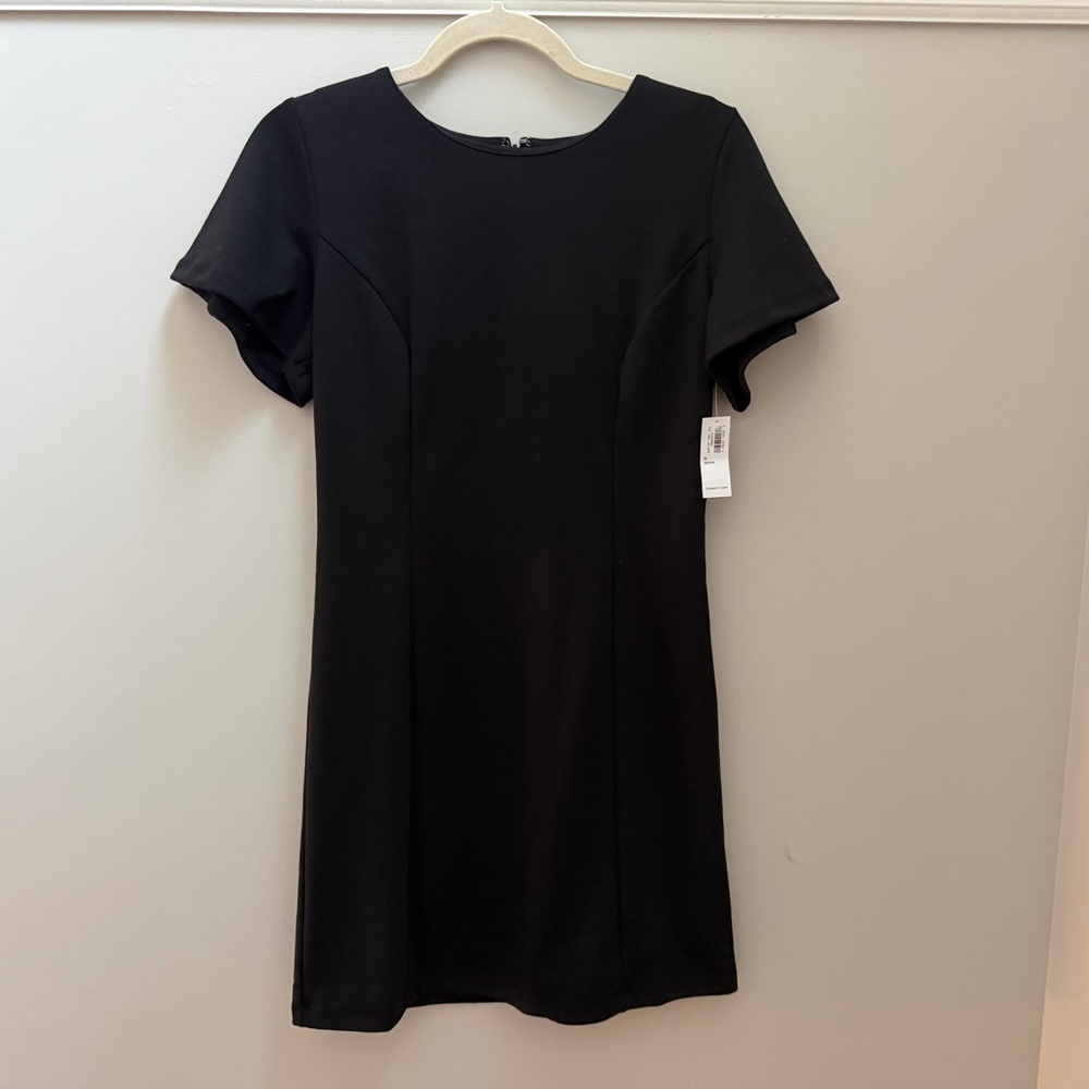 NWT Old Navy Black Flutter Sleeve Dress Size Small Petite